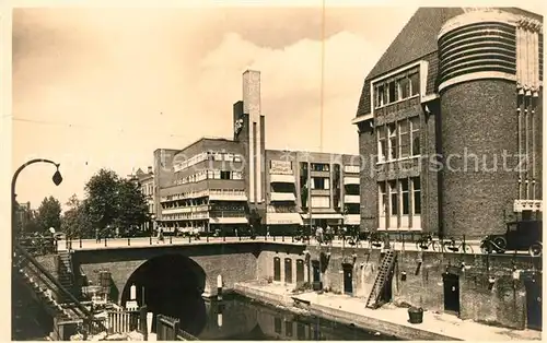 AK / Ansichtskarte Utrecht Viebrug met zijgevel postkantoor Kat. Utrecht