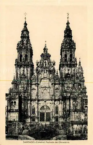 AK / Ansichtskarte Santiago de Cuba Catedral Fachada del Obradoiro Kat. Kuba