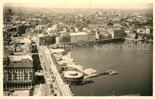 AK / Ansichtskarte Hamburg Fliegeraufnahme Kat. Hamburg