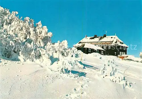 AK / Ansichtskarte Guebwiller Elsass Hotel du Grand Ballon en hiver