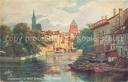 AK / Ansichtskarte Verlag Tucks Oilette Nr. 6 Strasbourg Petit Venise Klein Venedig N. Beraud Kat. Verlage