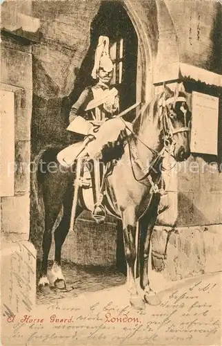 AK / Ansichtskarte Leibgarde Wache Horse Guard London  Kat. Polizei
