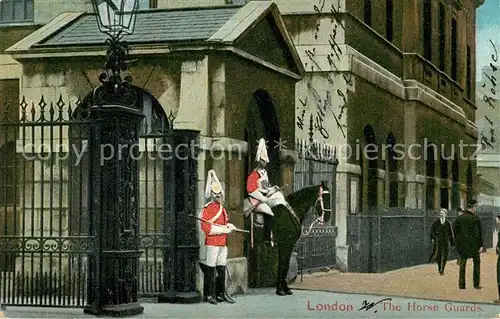 AK / Ansichtskarte Leibgarde Wache Horse Guards London  Kat. Polizei