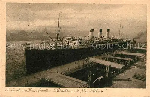 AK / Ansichtskarte Dampfer Oceanliner Cap Polonio  Kat. Schiffe