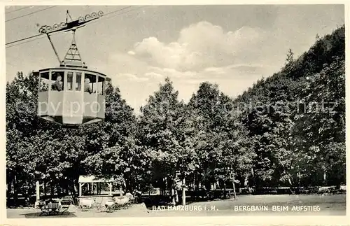 AK / Ansichtskarte Seilbahn Bad Harzburg  Kat. Bahnen