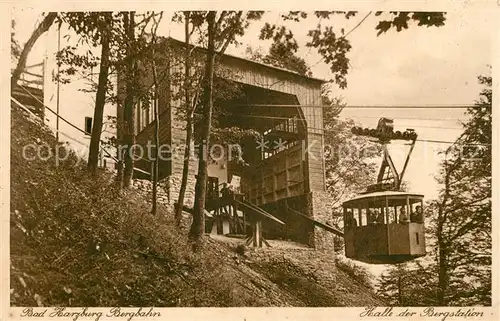 AK / Ansichtskarte Seilbahn Bad Harzburg Bergstation  Kat. Bahnen