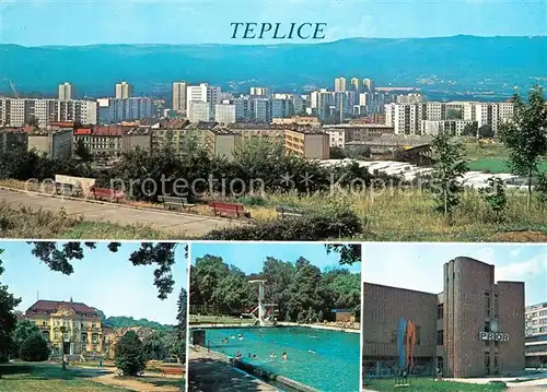 AK / Ansichtskarte Teplice Sidliste Trnovany Kamenne lazne Kat. Teplice