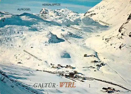 AK / Ansichtskarte Galtuer Tirol Panorama Wintersportplatz Wirl Skigebiet Alpkogel Semmeringgebiet Kat. Galtuer