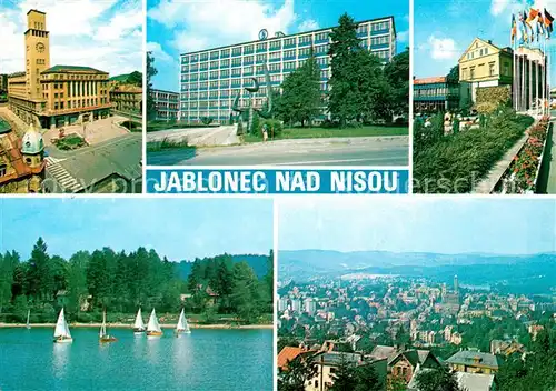 AK / Ansichtskarte Jablonec nad Nisou okresni esto a letovisko v udoli Bile Nis s dlouholetou tradici Mesto je zname take jako stredisko zimnich sportu Kat. Jablonec nad Nisou