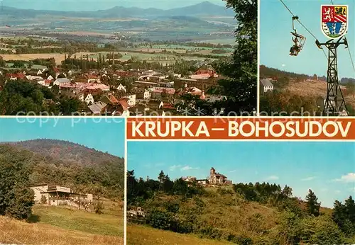 AK / Ansichtskarte Bohosudov Panorama Lanovka na Koman vizku Dolni stanice lanovky Koman vizka Kat. Mariaschein