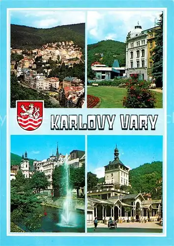 AK / Ansichtskarte Karlovy Vary Leninovo namesti Zameck Kat. Karlovy Vary Karlsbad