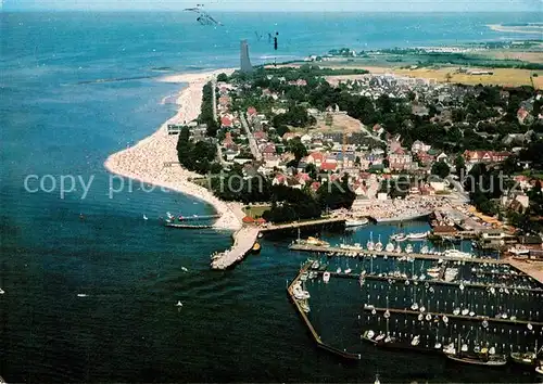 AK / Ansichtskarte Laboe Fliegeraufnahme mit Marine Ehrenmal Kat. Laboe