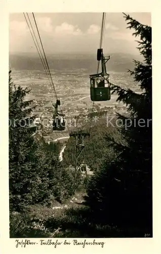 AK / Ansichtskarte Seilbahn Jeschken Reichenberg  Kat. Bahnen