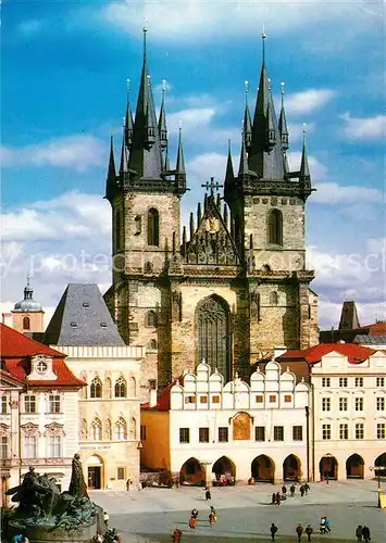 AK / Ansichtskarte Prag Prahy Prague Der Altstaedter Ring Kirche Kat. Praha