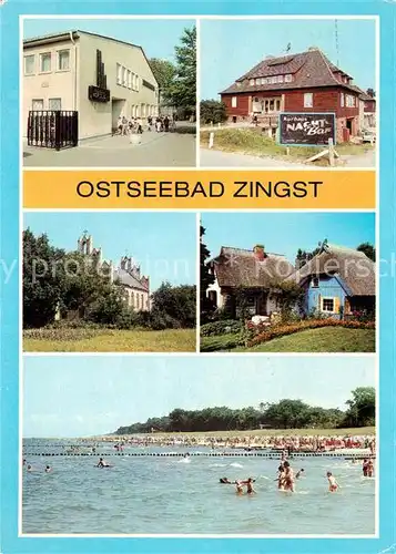 AK / Ansichtskarte Zingst Ostseebad Kurhaus Erholungsheim Nordlicht Strand Kat. Zingst Darss