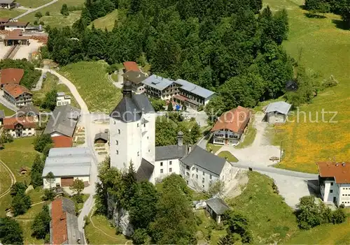 AK / Ansichtskarte Mariastein Tirol Fliegeraufnahme Gasthaus Kammerhof Kat. Mariastein