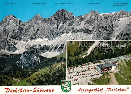 AK / Ansichtskarte Ramsau Dachstein Steiermark Alpengasthof Dachstein Flugaufnahme Kat. Ramsau am Dachstein