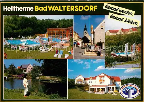 AK / Ansichtskarte Waltersdorf Bad Schwimmbad Heiltherme Kat. Bad Waltersdorf