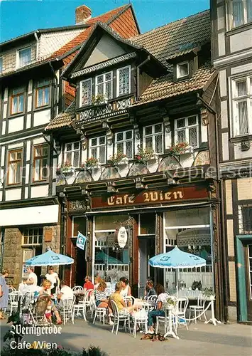 AK / Ansichtskarte Wernigerode Harz Cafe Wien Kat. Wernigerode
