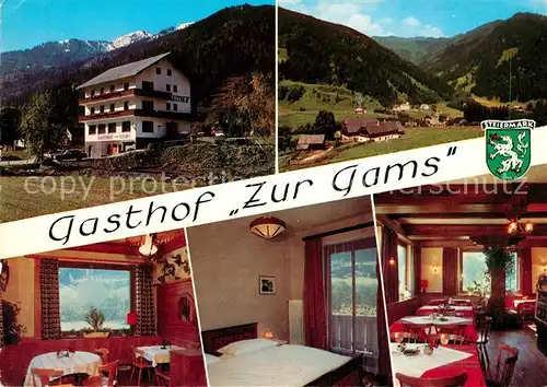 AK / Ansichtskarte Donnersbach Gasthaus Zur Gams Kat. Donnersbach