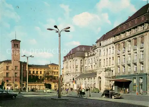 AK / Ansichtskarte Erfurt Bahnhofplatz Hotel Erfurter Hof Kat. Erfurt