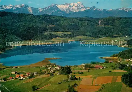 AK / Ansichtskarte Keutschach See Fliegeraufnahme Mitagskogel Kat. Keutschach am See