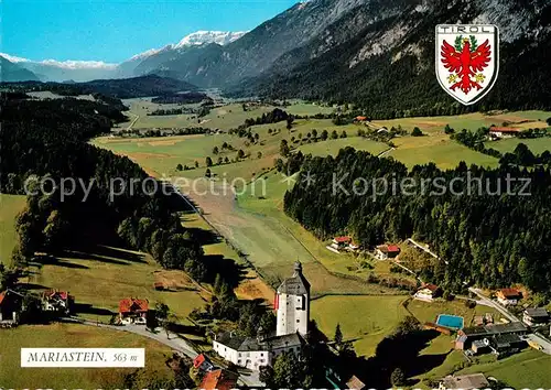 AK / Ansichtskarte Mariastein Tirol Fliegeraufnahme Schloss Kapellen Kat. Mariastein