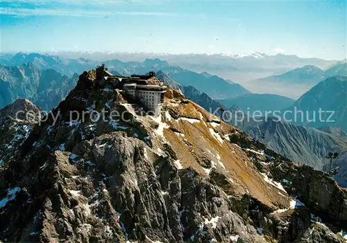 AK / Ansichtskarte Zugspitze oesterreichische Bergstation Fliegeraufnahme Kat. Garmisch Partenkirchen