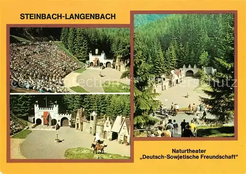 AK / Ansichtskarte Steinbach Langenbach Naturtheater Kat. Schleusegrund