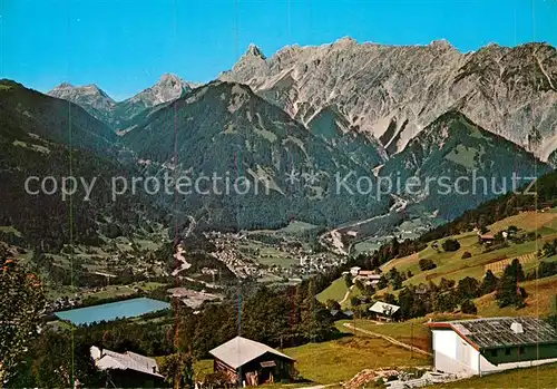 AK / Ansichtskarte Vandans Vorarlberg Panorama gegen Zimba und Vandanser Steinwand Branz Karte Nr. 643 Kat. Vandans