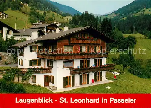 AK / Ansichtskarte St Leonhard Passeier Gaestehaus Pension Laugenblick Kat. St Leonhard in Passeier Suedtirol