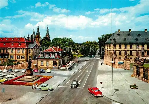 AK / Ansichtskarte Fulda Bonifatius denkmal Hauptwache Eingang zum Stadtschloss Kat. Fulda