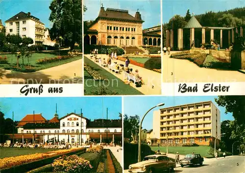 AK / Ansichtskarte Bad Elster Haus Parsifal Kurhaus Moritzquelle Badehaus Klinik Sanatorium Kat. Bad Elster
