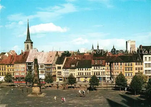 AK / Ansichtskarte Erfurt Domplatz Kat. Erfurt