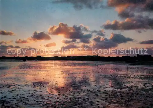 AK / Ansichtskarte Insel Juist Sonnenuntergang Kat. Norderney