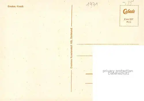 AK / Ansichtskarte Emden Ostfriesland Knock Kat. Emden