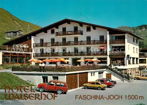 AK / Ansichtskarte Faschina Hotel Walserhof Faschina Joch Kat. Fontanella