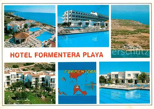 AK / Ansichtskarte Formentera Hotel Formentera Playa Swimming Pool vista aerea Kat. Spanien