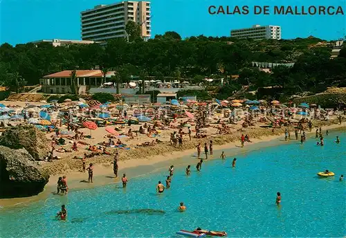 AK / Ansichtskarte Calas de Mallorca Hotel Samoa Strand Kat. Mallorca