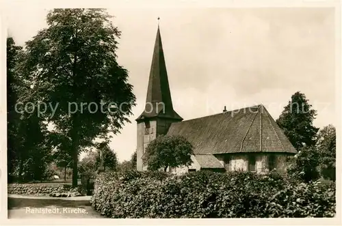 AK / Ansichtskarte Rahlstedt Hamburg Kirche Kat. Hamburg