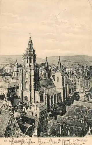 AK / Ansichtskarte Heilbronn Neckar St Kilianskirche Kat. Heilbronn