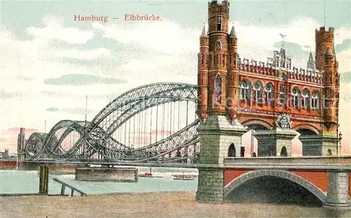 AK / Ansichtskarte Hamburg Elbbruecke Kat. Hamburg