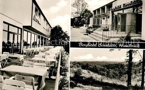 AK / Ansichtskarte Hausbruch Berghotel Sennhuette Landschaftspanorama Kat. Hamburg