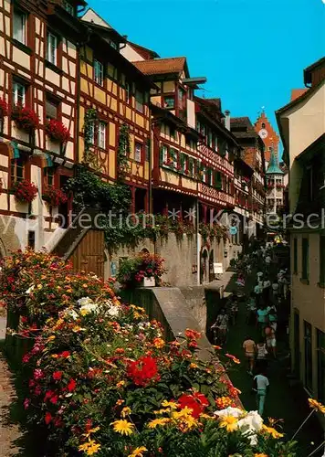 AK / Ansichtskarte Meersburg Bodensee Fachwerkhaeuser an der Steigstrasse Kat. Meersburg