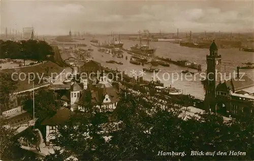 AK / Ansichtskarte Hamburg Blick auf den Hafen Kat. Hamburg