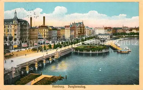 AK / Ansichtskarte Hamburg Jungfernstieg Kat. Hamburg