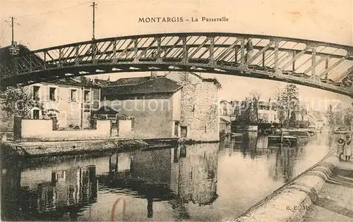 AK / Ansichtskarte Montargis Loiret La Passerelle Kat. Montargis