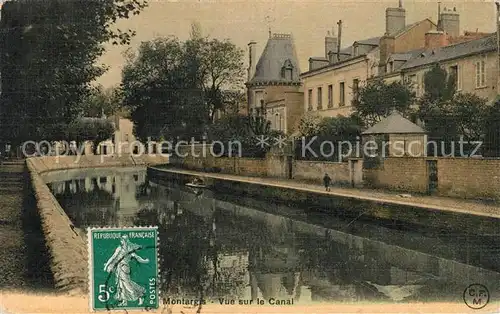 AK / Ansichtskarte Montargis Loiret Vue sur le Canal Kat. Montargis