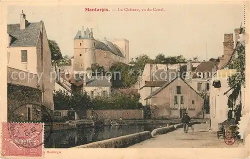 AK / Ansichtskarte Montargis Loiret Chateau vu du Canal Kat. Montargis