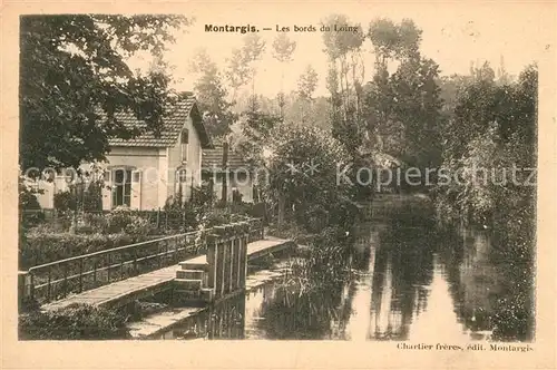 AK / Ansichtskarte Montargis Loiret Les bords du Loing Kat. Montargis